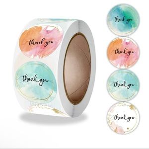 2/12 Thank You Stickers